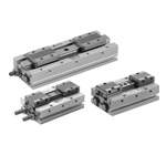 리니어 가이드 부착 플랫형 에어핸드 AFDPG 시리즈 (동기 복동형)